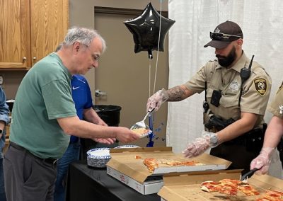 Pizza with the Police