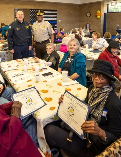 Participants and Speakers at the Senior Academy Graduation presentation