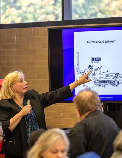 Senior Academy Graduation with CPD 25th District presentation