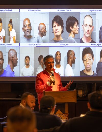 Sheriff Dart giving a Presentation at the Organized Retail Crime Town Hall